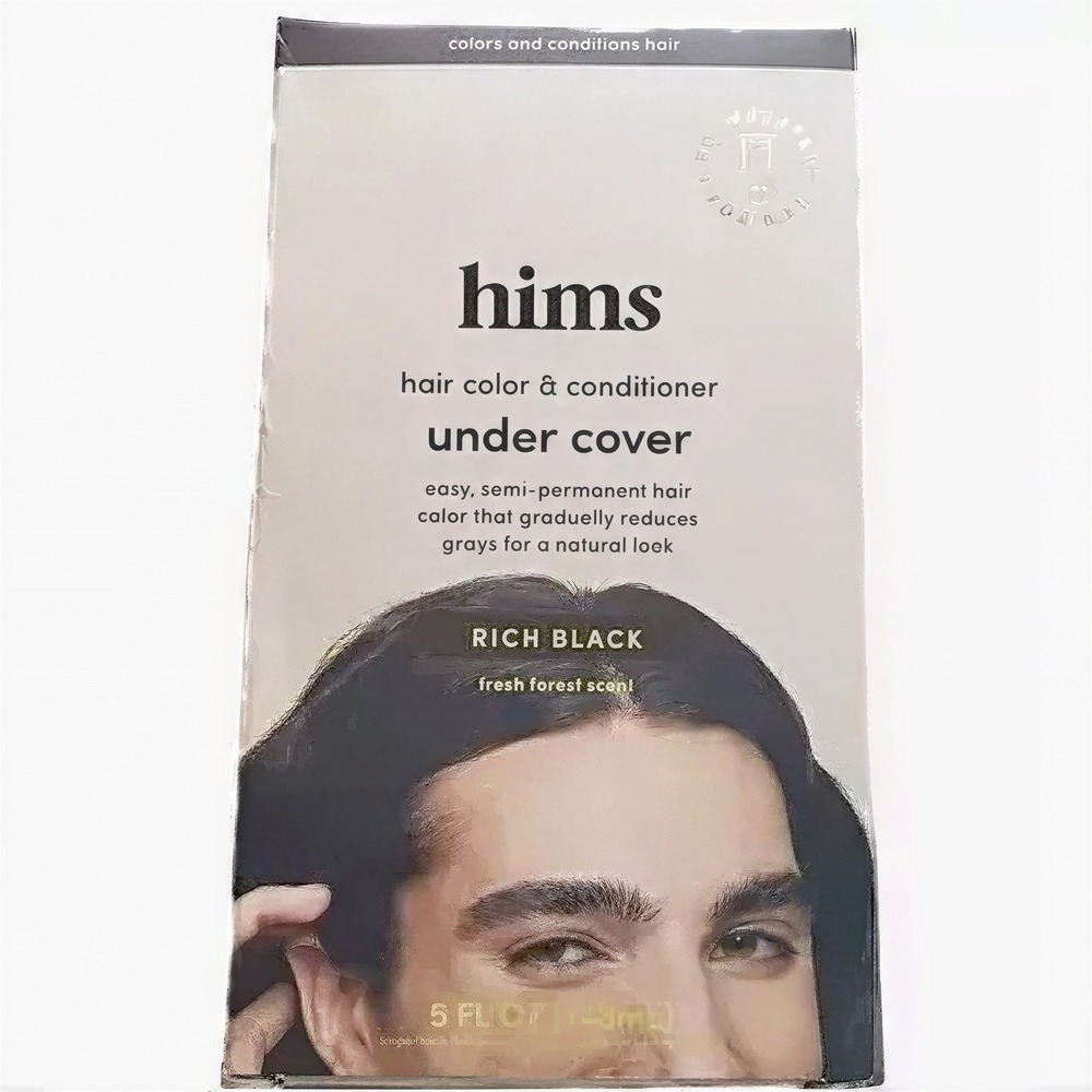 HIMS Under Cover Rich Black Hair Color Conditioner 5 fl oz Semi-Permanent